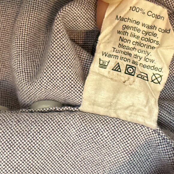 J. Crew Slim Oxford Long Sleeve Button-down Shirt Light Purple Mens Medium - Picture 5 of 6